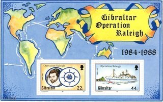 Gibraltar, Operation Raleigh 1988