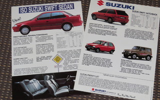 1990 Suzuki Swift Sedan esite - KUIN UUSI - suomalainen