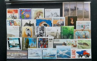 ÅLAND / AHVENANMAA postimerkkejä EURO * 31 kpl