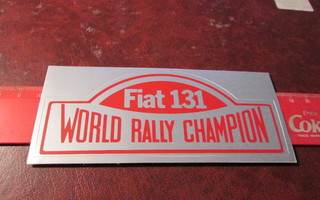 FIAT 131 World Rally Champion ralli tarra