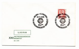 Helsinki: Lionsin valtakunnankokous (erikoisleima 24.5.1975)