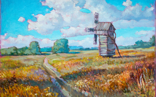 Picturesque Ukraine, 40x50, Canvas, Oil, 2022