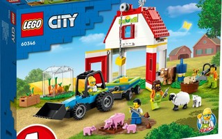 Lego 60346 Ulkorakennus ja maatilan eläimet. UUSI