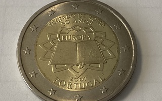 Portugali 2€ 2007 Rooman sopimus