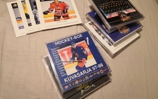 1997-98 Adbox Hockey Box kuvakortit alk.2e/ kpl