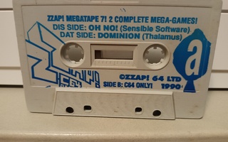 Zzap! Megatape 7! Complete Mega-Games kasetti, rare, L