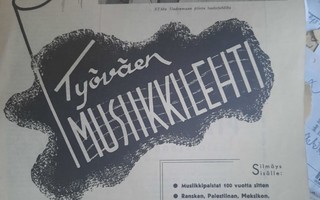 Työväen Musiikkilehti nro 6. 1947 Sulo Hurstinen