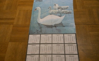 Kalenteripyyhe Vuodelta 1985