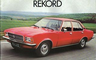 Opel Rekord -esite, 1976