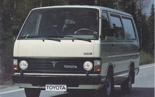 Toyota Hiace bussi -esite, 1983