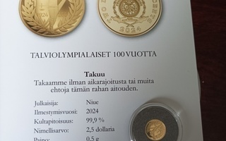 Talviolympialaiset 100 vuotta 3kpl (kultaa)