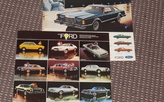1978 Ford Mustang LTD Thunderbird jne esite - KUIN UUSI