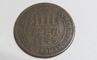 Munster 4 pfennig 1755