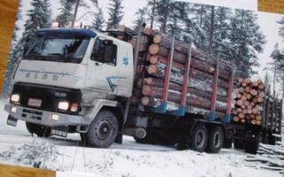 1994 Sisu SM 300 tukkirekka esite - KUIN UUSI - kuorma-auto