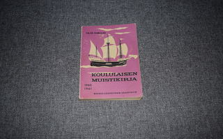 koululaisen muistikirja 1960-1961