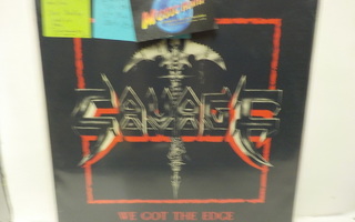 SAVAGE - WE GOT THE EDGE EX+/EX+ 12" MAXI + 2 NIMMARIT!!!!