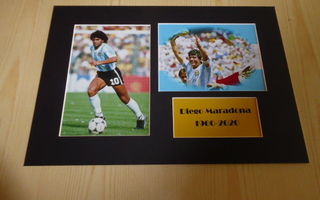 Diego Maradona valokuvat paspis A4