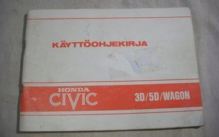 Honda Civic käyttöohjekirja 3D / 5D / Wagon