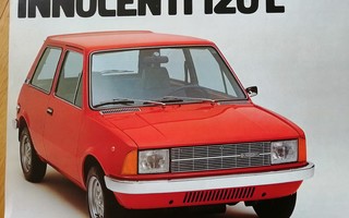 1977 Innocenti 120L (Mini)  esite - KUIN UUSI