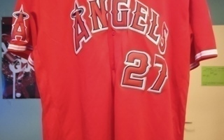 MLB paita Anaheim Angels. Trout 27.
