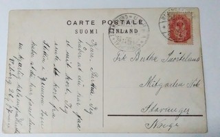 Ravansaari R4 Uuraa 1907 VE-4kop postikortilla Aikaisimmat t