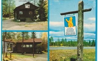 Rovaniemi Napapiirin maja Lappi 1974