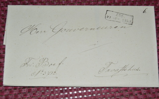 Esifilatelia Turku 1850 kirje
