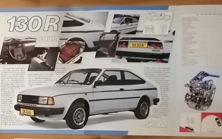 1987 Skoda 105/120/130/130R Coupe esite - KUIN UUSI