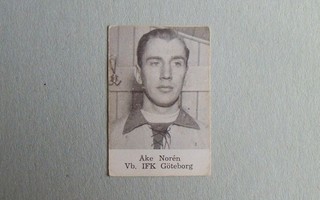 1956-58 Vänsterbacksserien - Åke Norén  IFK Göteborg