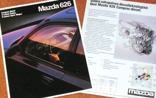 1993 Mazda 626 Comprex Diesel esite - KUIN UUSI - suom