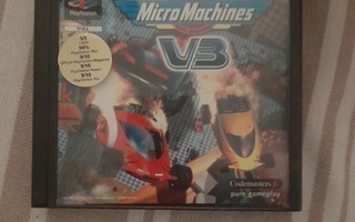 Micro Machines V3 ps1 peli