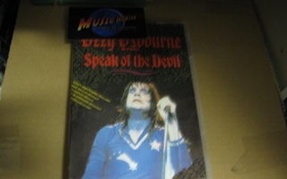 OZZY OSBOURNE - SPEAK OF THE DEVIL DVD