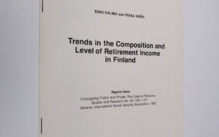 Esko Kalimo : Trends in the composition and level of reti...
