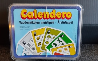 Calendero vuodenaikojen  vintage muistipeli/ korttipeli