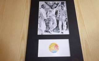 Apollo 11 kuu avaruus taidekuva paspiksen koko A4