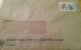 kirjekuori ja postimerkki
