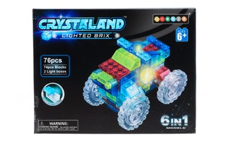 Crystaland: Valopalikka auto. 6 eri rakennusmahdolllisuutta