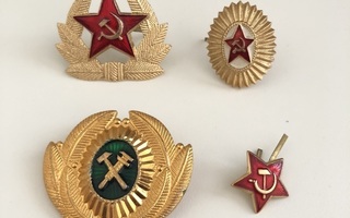 Neljä Neuvostoliiton ajan kokardia