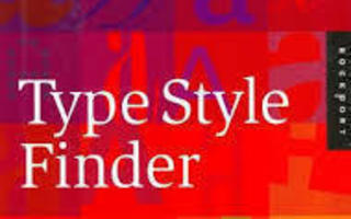 Fontti Typologia kirja, 850 fonttia Type Style Finder