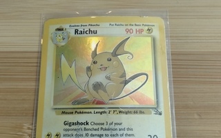 Pokemon kortti : Raichu 14/62 Holo