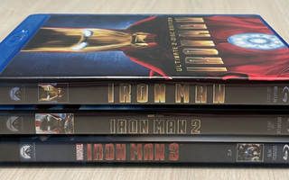 Marvelin IRON MAN Trilogia (Blu-ray) Robert Downey Jr.