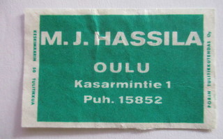 TT ETIKETTI - OULU M.J.HASSILA (36)