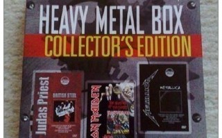 Heavy metal DVD box (Judas Priest, Iron maiden, Metallica)