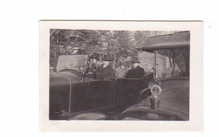 VANHA Valokuva UPEA Auto Chevrolet ym. n.1920 7,5 x 5 cm