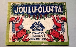 Joulu - Olutta etiketti