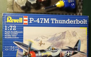 Revell P-47M Thunderbolt 1:72 pienoismalli setti *UUSI*