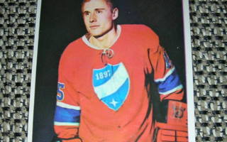 Hellas jääkiekkokortti 1965 HIFK Erkki Partanen
