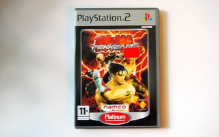 Hyväkuntoinen Tekken 5 (2005) Nordic PAL PS2