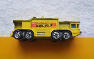Hot Wheels Airport Rescue Fire Dept truck Mattel Inc 1979