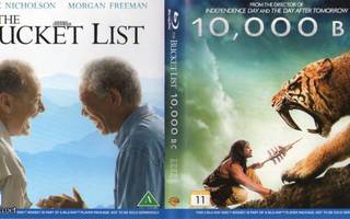10,000 BC  & The Bucket List  -  (2 Blu-Ray)